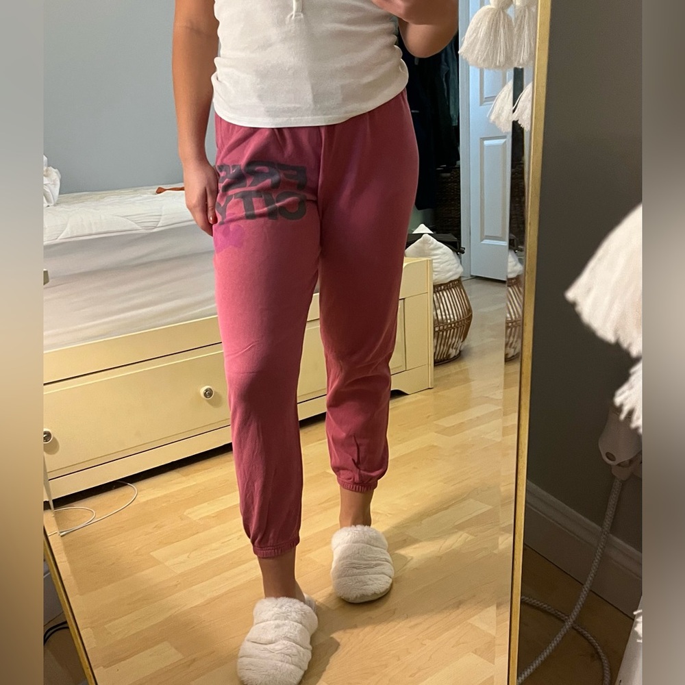 Free People Pink Joggers